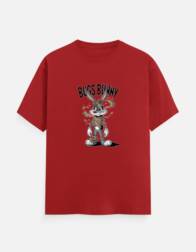 Bugs Bunny T-Shirt – Noir & Lin India Red