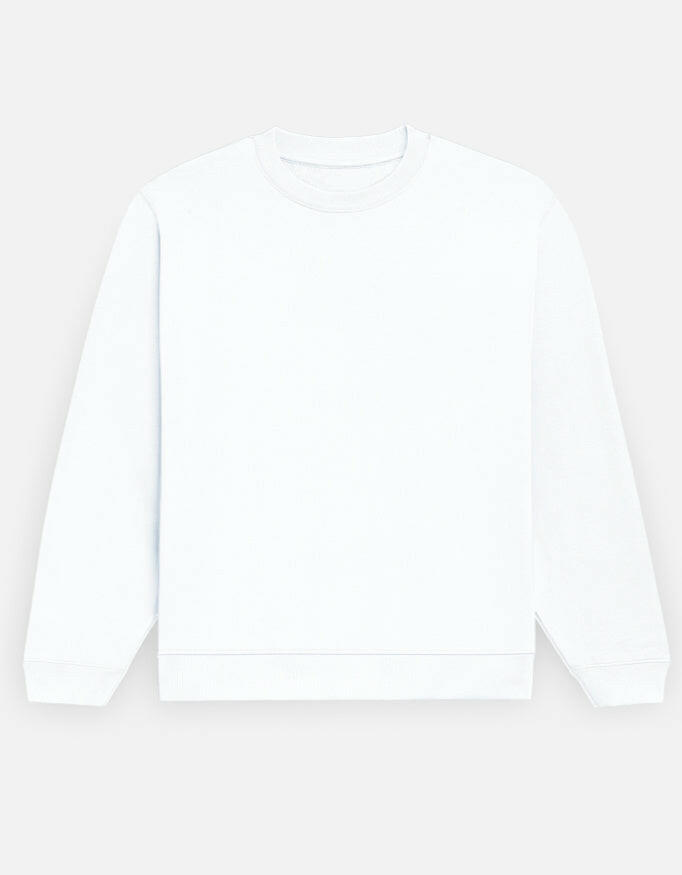 Solid Sweatshirt – Noir & Lin India White