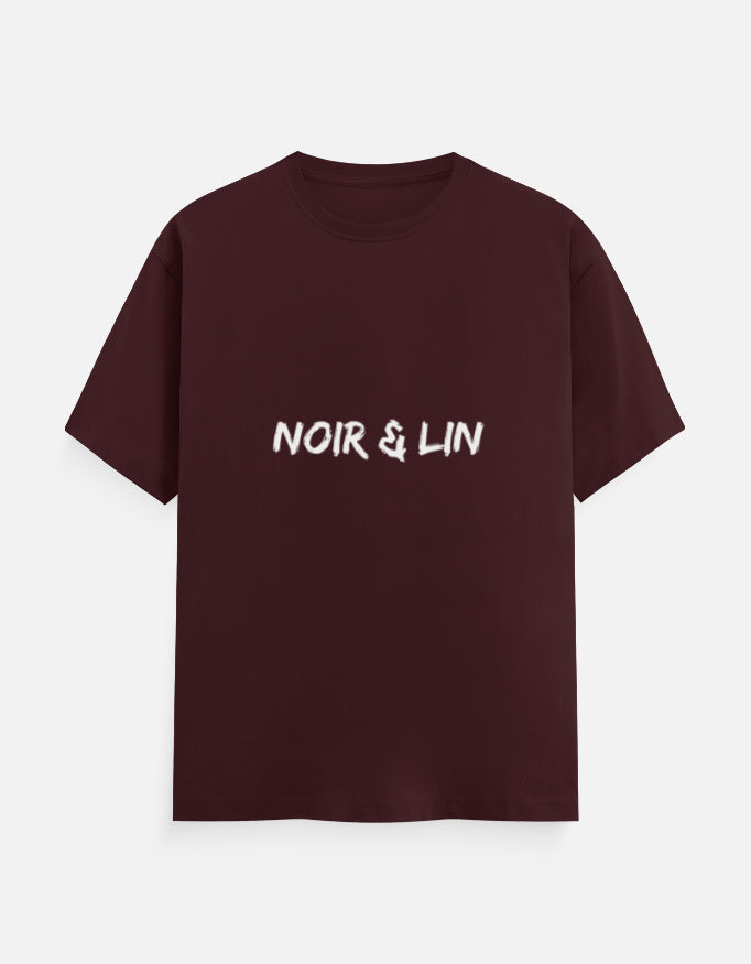 Noir & Lin - Classic Crew T-Shirt – Noir & Lin India Maroon