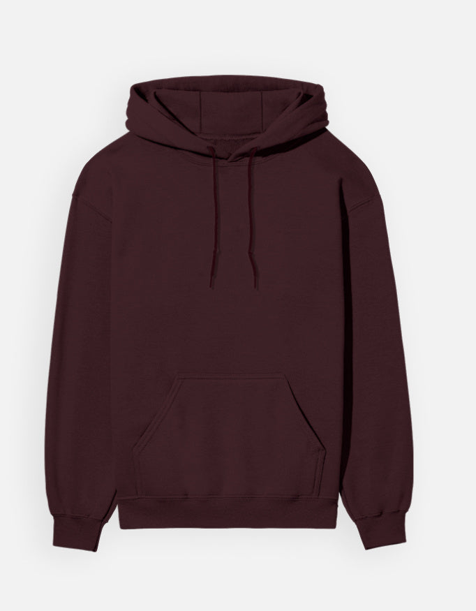 Unisex Hoodie – Noir & Lin India Maroon