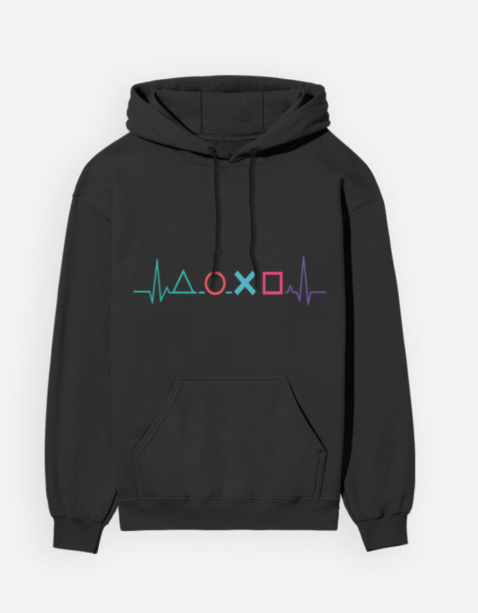 PlayStation Heartbeat - Hoodie – Noir & Lin India Black
