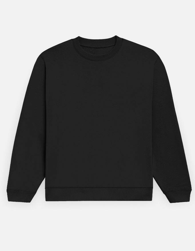Solid Sweatshirt – Noir & Lin India Black