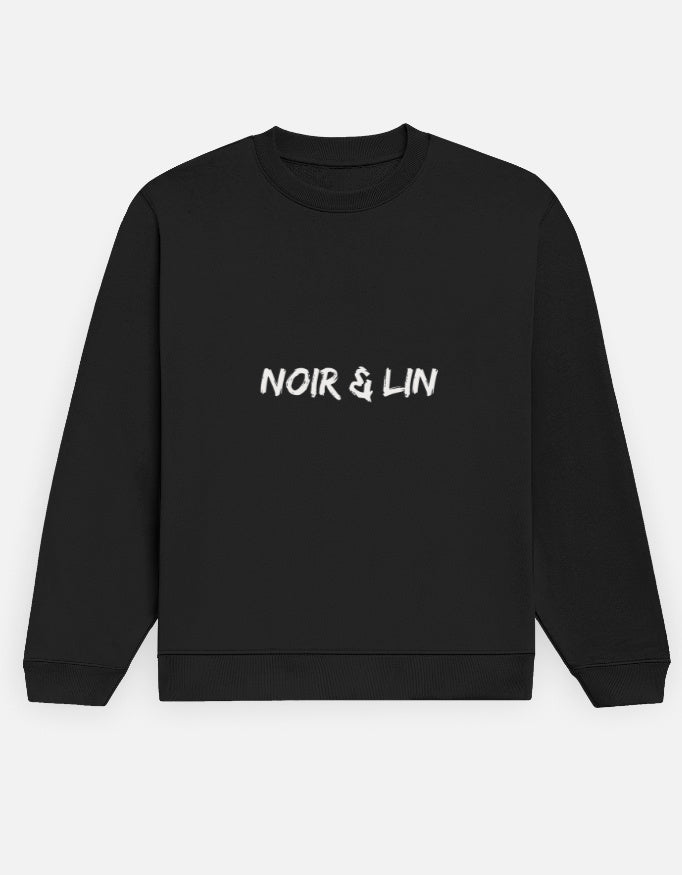 Noir & Lin Signature Sweatshirt – Noir & Lin India Black