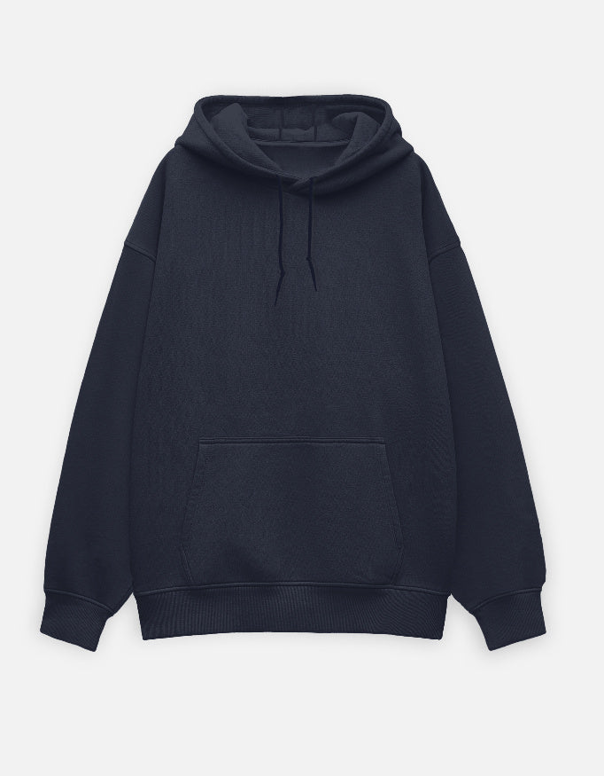 Unisex Oversized Hoodie – Noir & Lin India Navy Blue