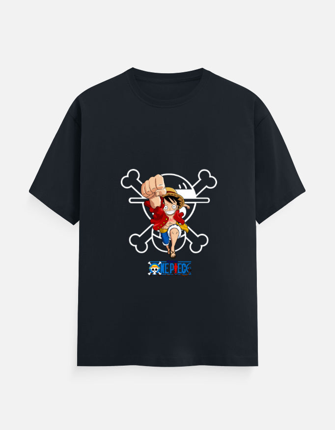 one piece T-Shirt – Noir & Lin India Navy Blue