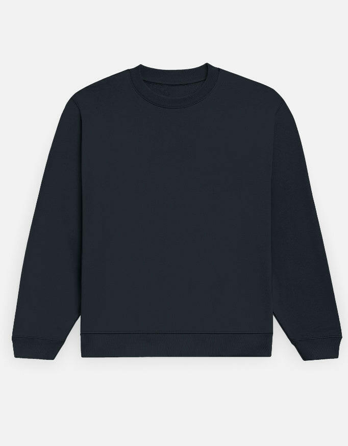 Solid Sweatshirt – Noir & Lin India Navy Blue