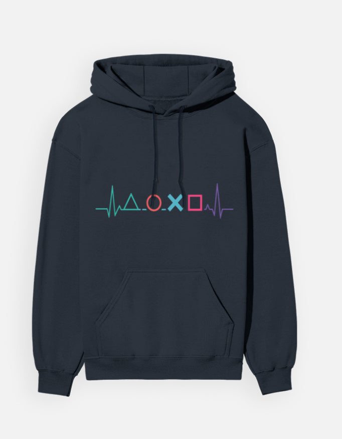 PlayStation Heartbeat - Hoodie – Noir & Lin India Navy Blue