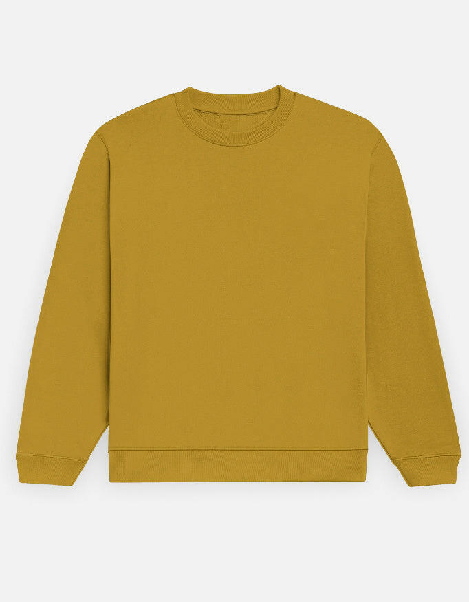 Solid Sweatshirt – Noir & Lin India Mustard Yellow