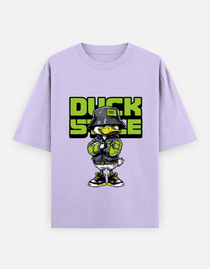 Duck Style Oversized Heavyweight T-Shirt – Noir & Lin India Lavender