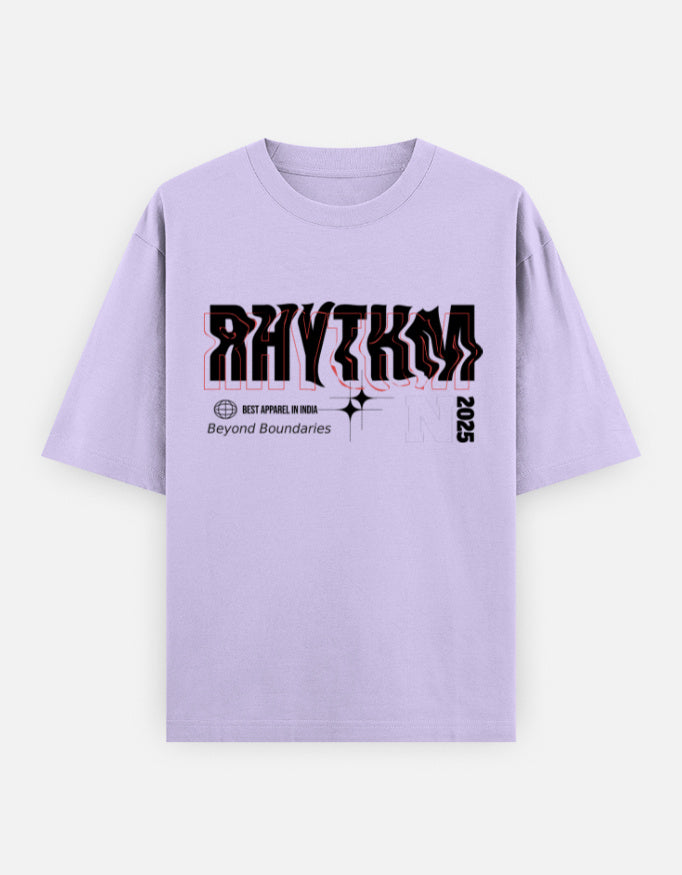 Rhythm Oversized T-Shirt – Noir & Lin India Lavender