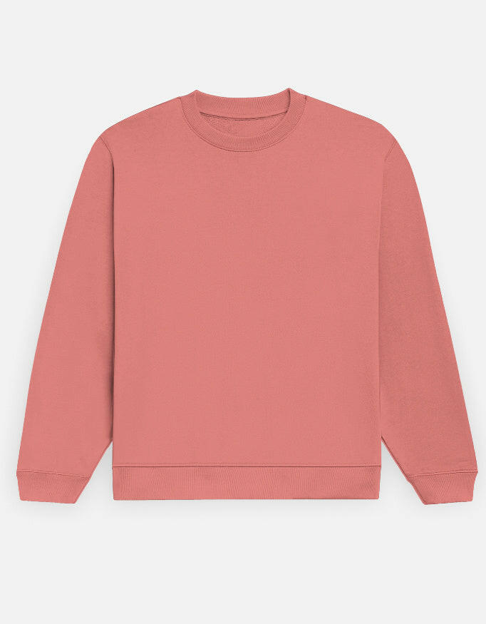 Solid Sweatshirt – Noir & Lin India Coral
