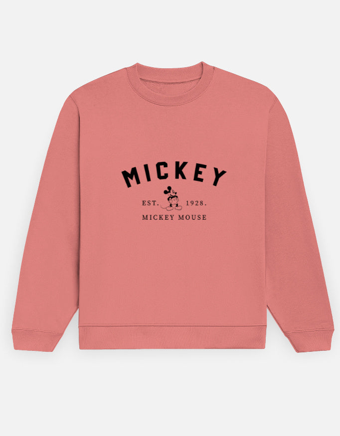 Mickey Vintage Sweatshirt – Noir & Lin India Coral