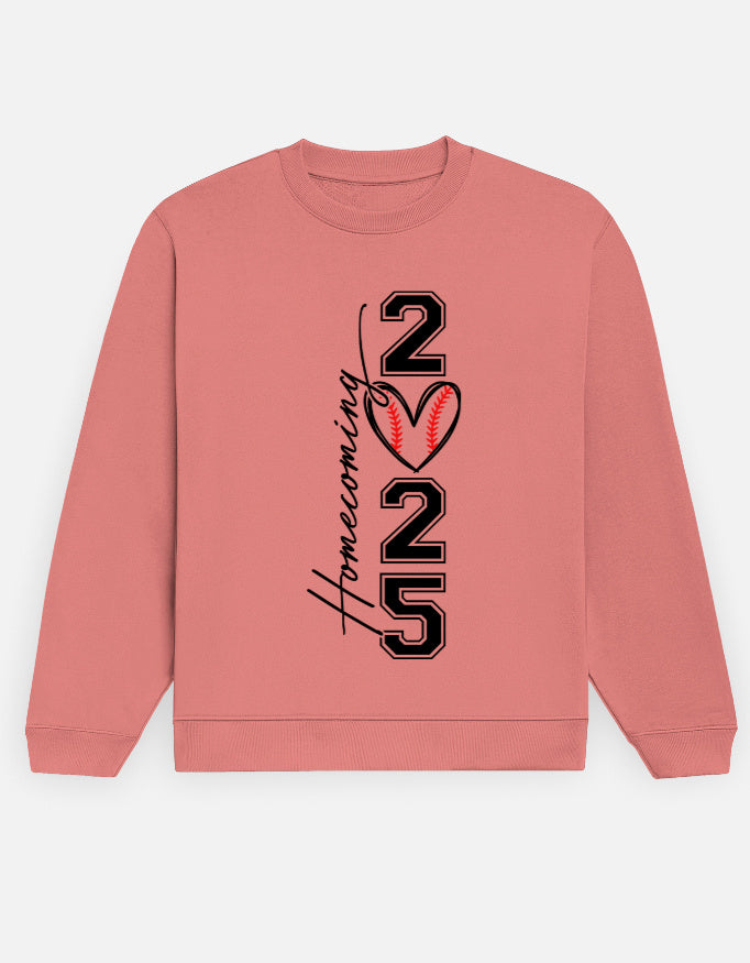 Homecoming 2025 Sweatshirt – Noir & Lin India Coral