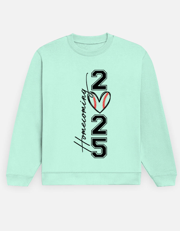 Homecoming 2025 Sweatshirt – Noir & Lin India Mint