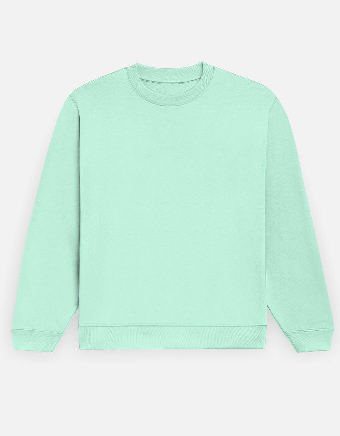 Solid Sweatshirt – Noir & Lin India Mint