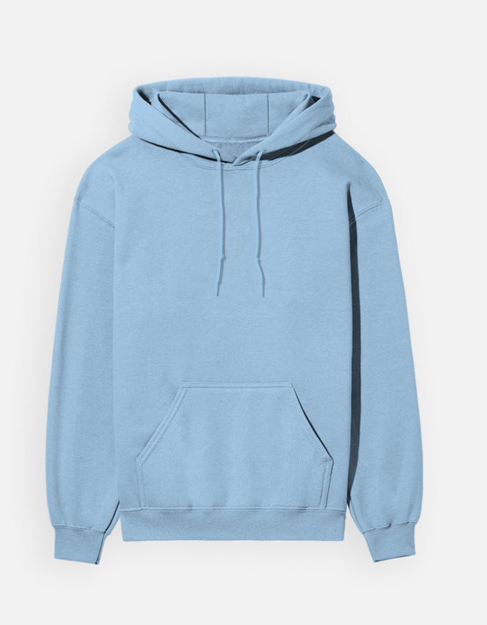 Unisex Hoodie – Noir & Lin India Baby Blue