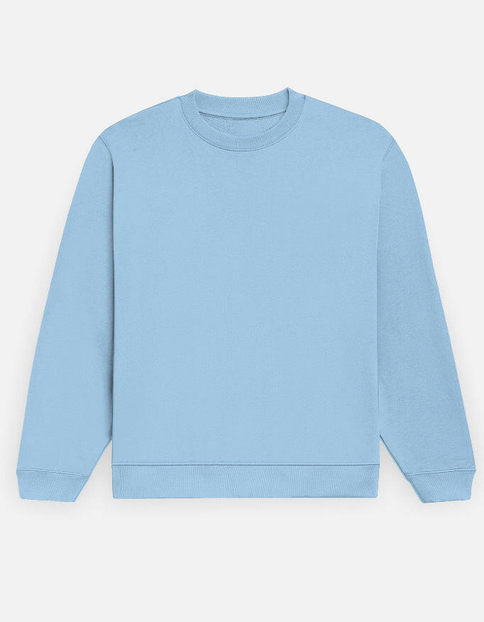 Solid Sweatshirt – Noir & Lin India Baby Blue