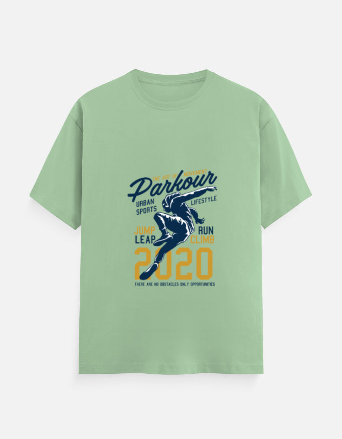 Parkour 2020 Graphic T-Shirt – Noir & Lin India Jade