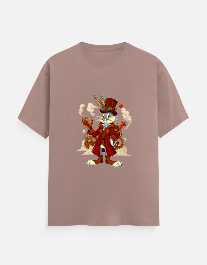 Steampunk Bugs Bunny T-Shirt – Noir & Lin India Mushroom