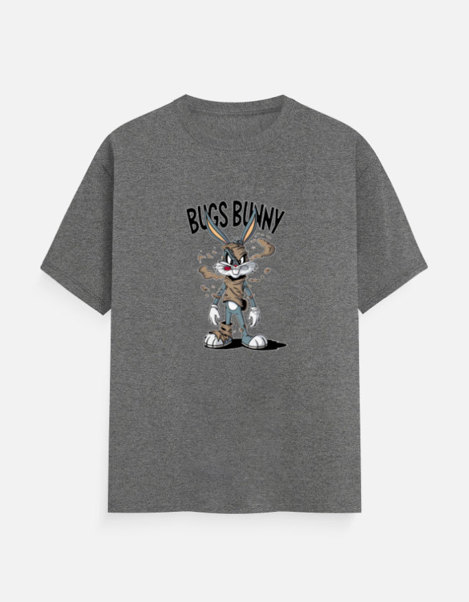 Bugs Bunny T-Shirt – Noir & Lin India Charcoal Melange