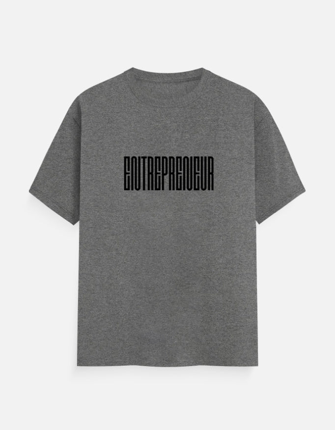 Entrepreneur Unisex T-Shirt – Noir & Lin India Charcoal Melange