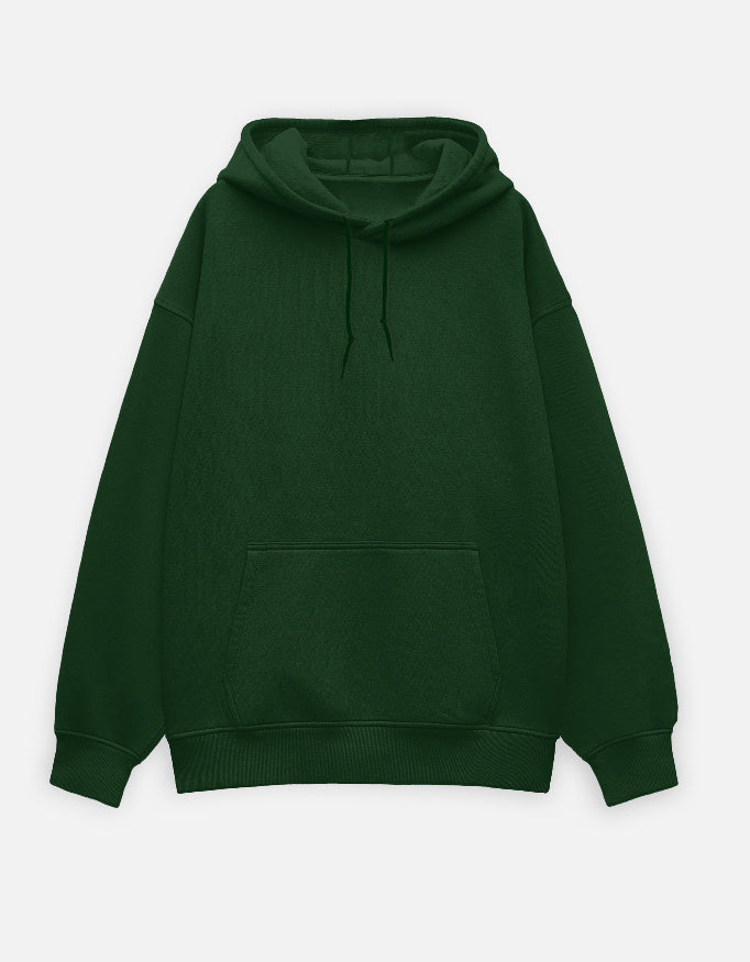 Unisex Oversized Hoodie – Noir & Lin India Bottle Green