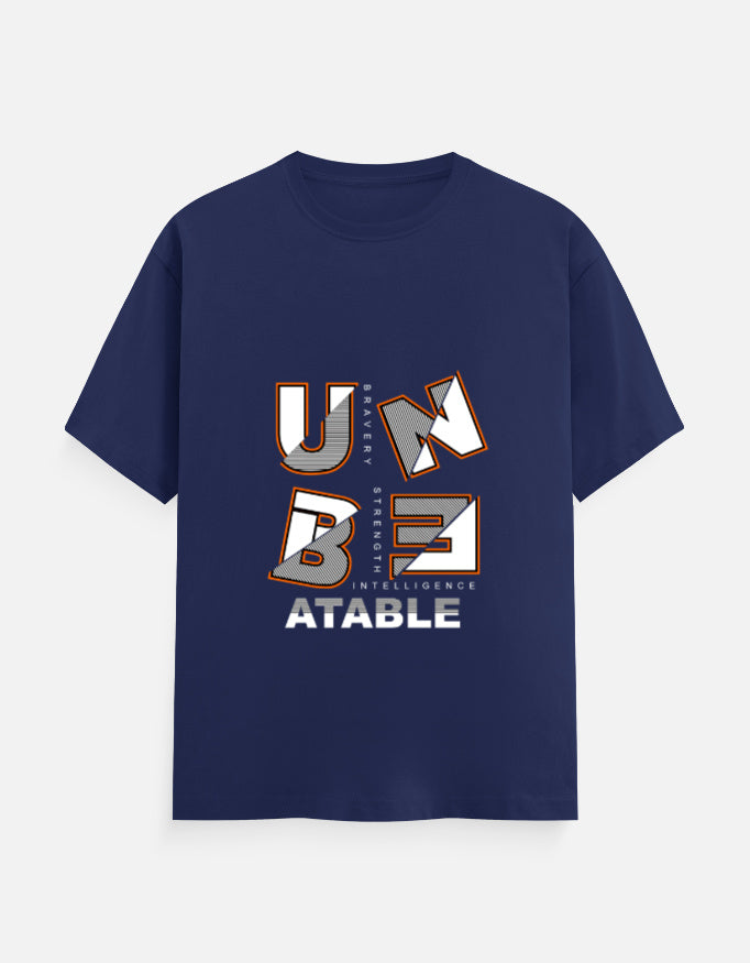 Unbeatable Graphic T‑Shirt – Noir & Lin India Royal Blue