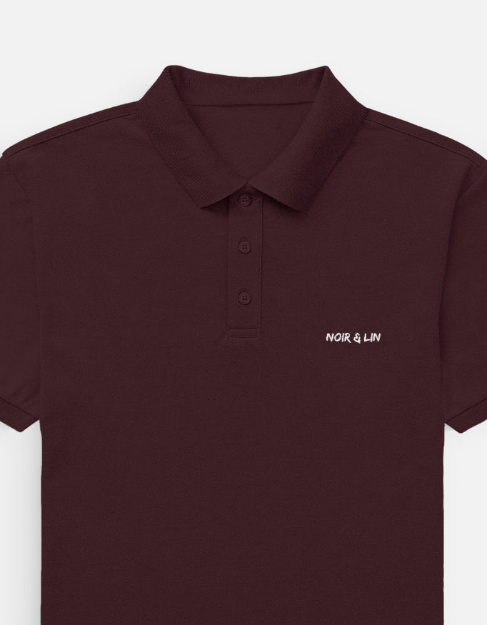 Noir & Lin - Men's Polo – Noir & Lin India Maroon