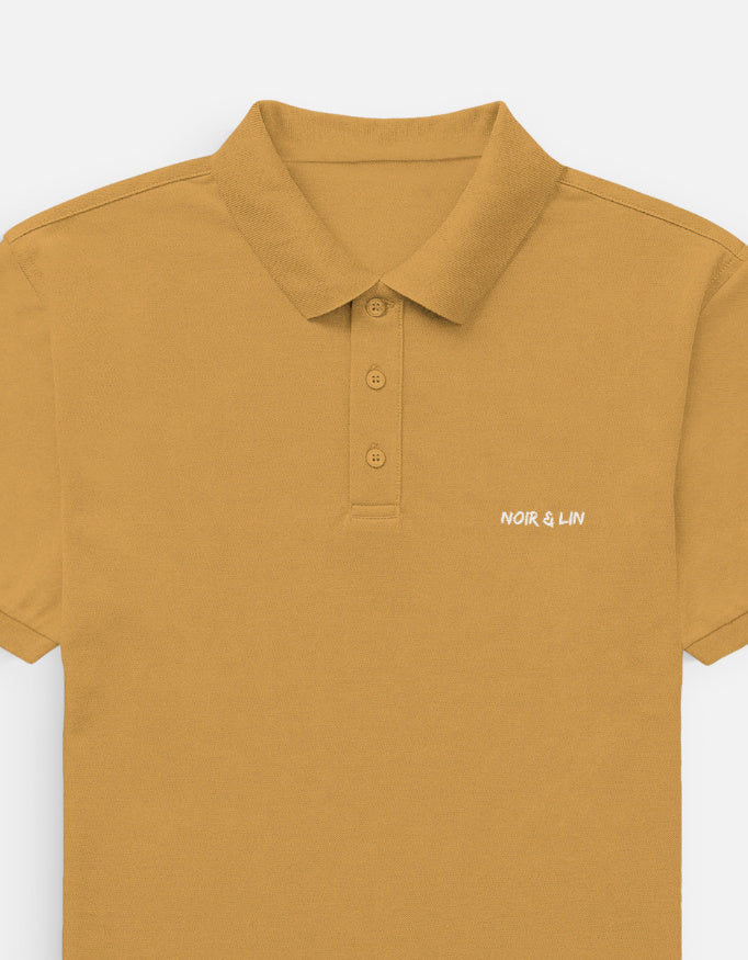 Noir & Lin - Men's Polo – Noir & Lin India Mustard Yellow