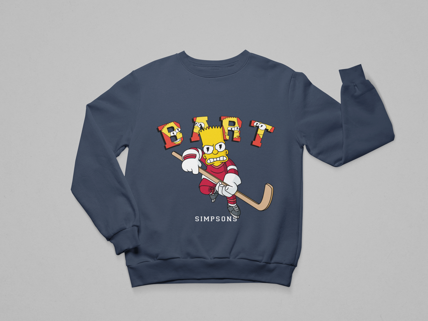 Bart Hockey – Simpsons Graphic Sweatshirt