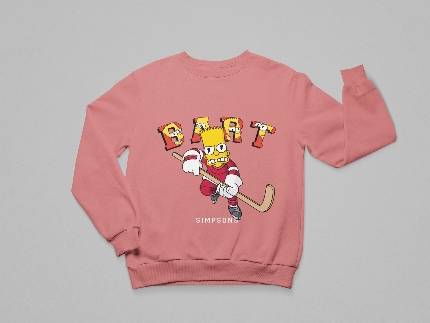 Bart Hockey – Simpsons Graphic Sweatshirt