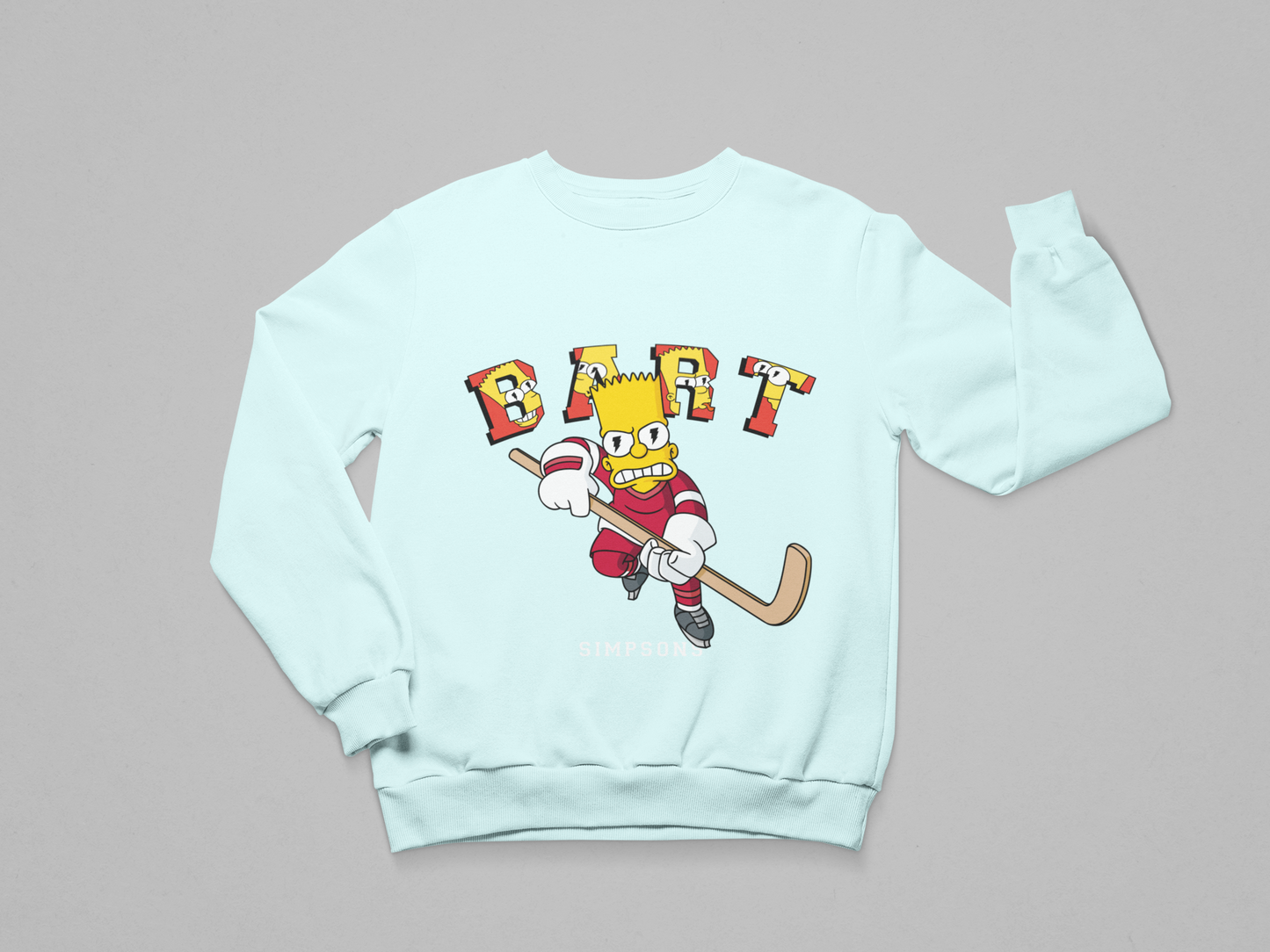 Bart Hockey – Simpsons Graphic Sweatshirt