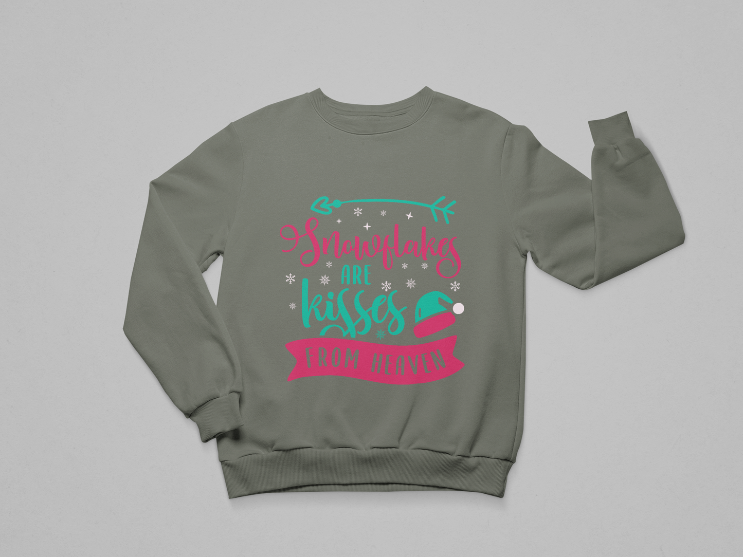 Snowflakes Are Kisses from Heaven Sweatshirt