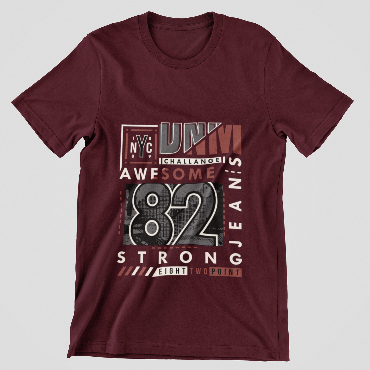 NYC 82 Strong Graphic T‑Shirt