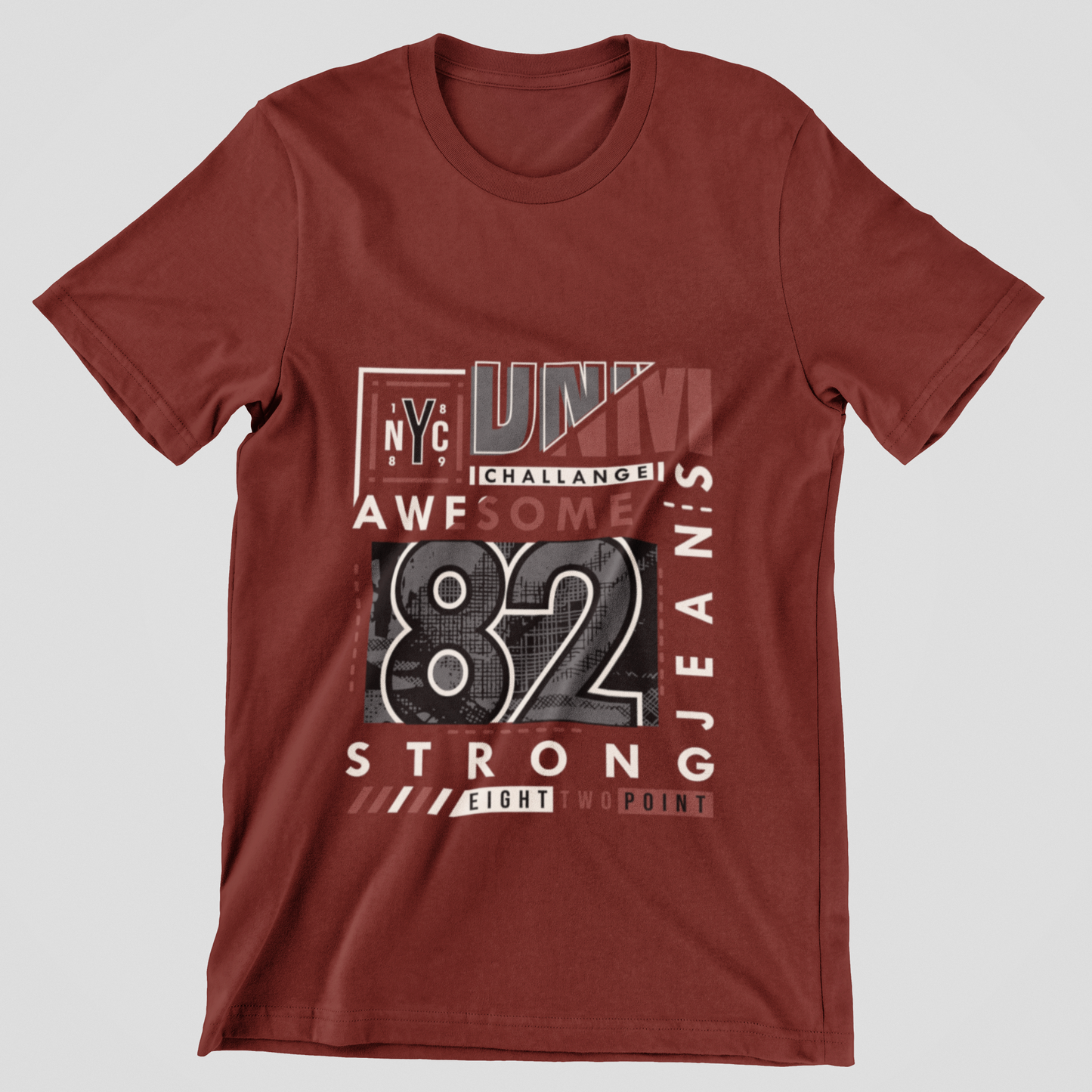 NYC 82 Strong Graphic T‑Shirt