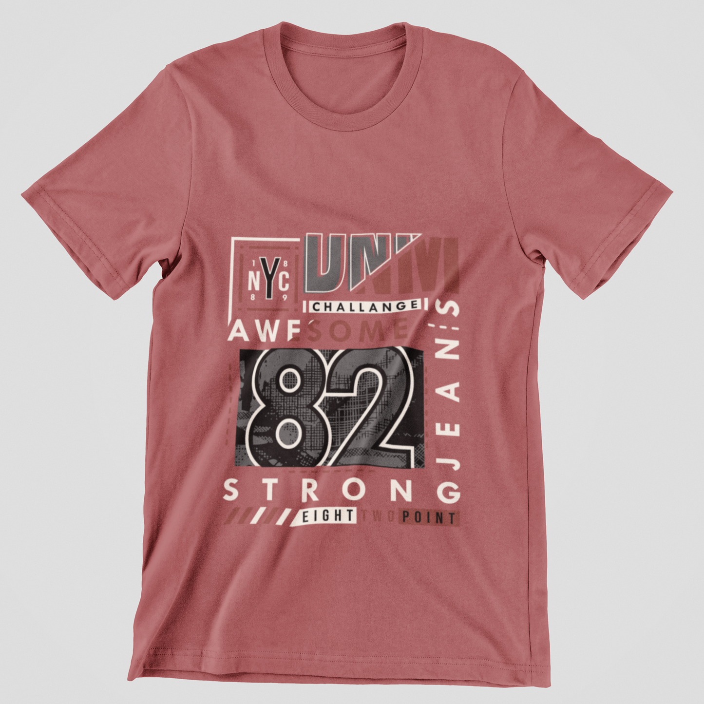 NYC 82 Strong Graphic T‑Shirt