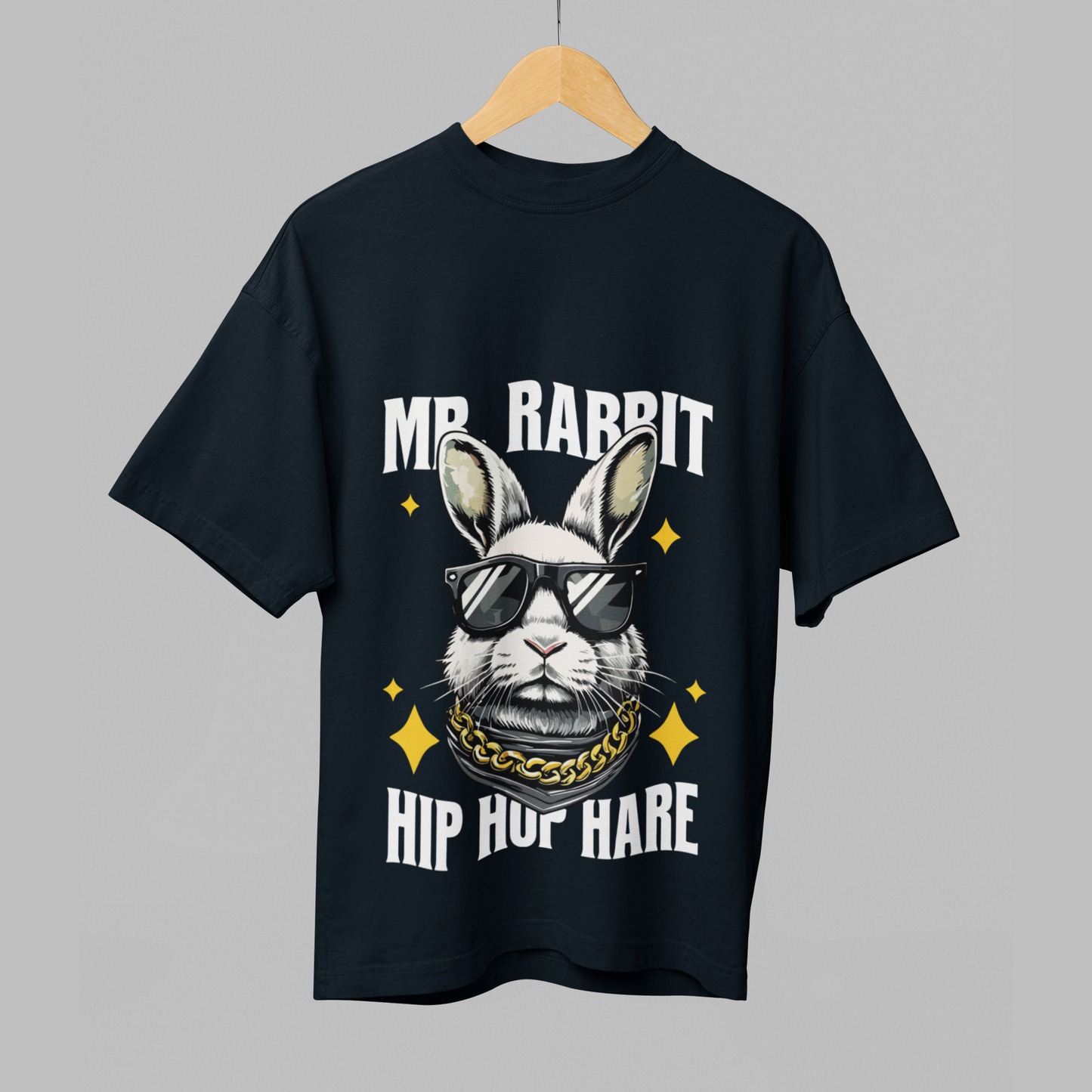 Mr. Rabbit Hip Hop Hare Oversized T-Shirt