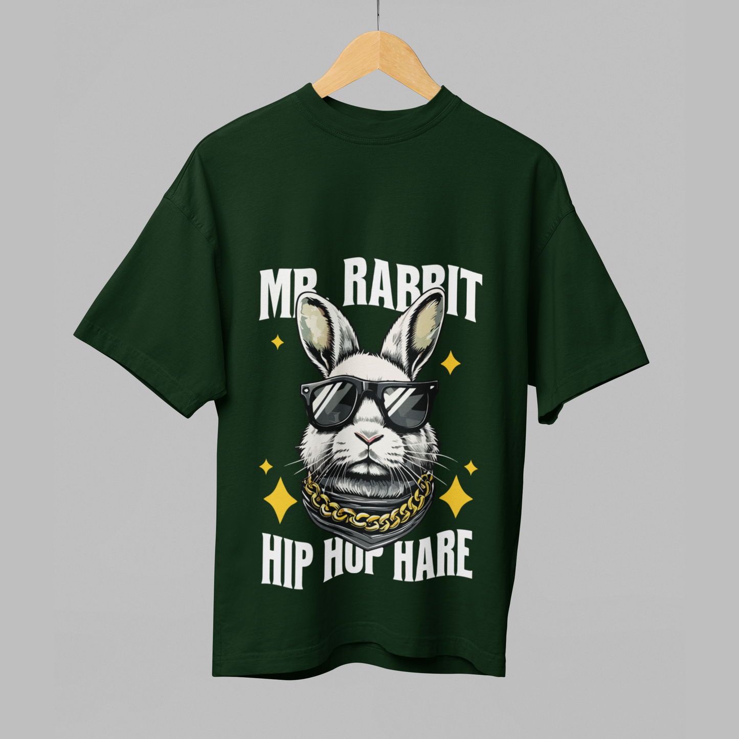 Mr. Rabbit Hip Hop Hare Oversized T-Shirt