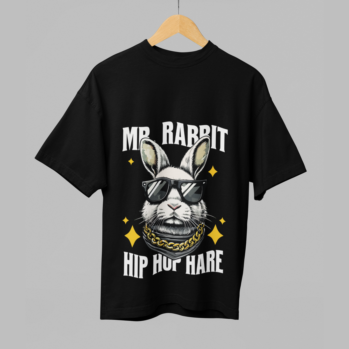 Mr. Rabbit Hip Hop Hare Oversized T-Shirt
