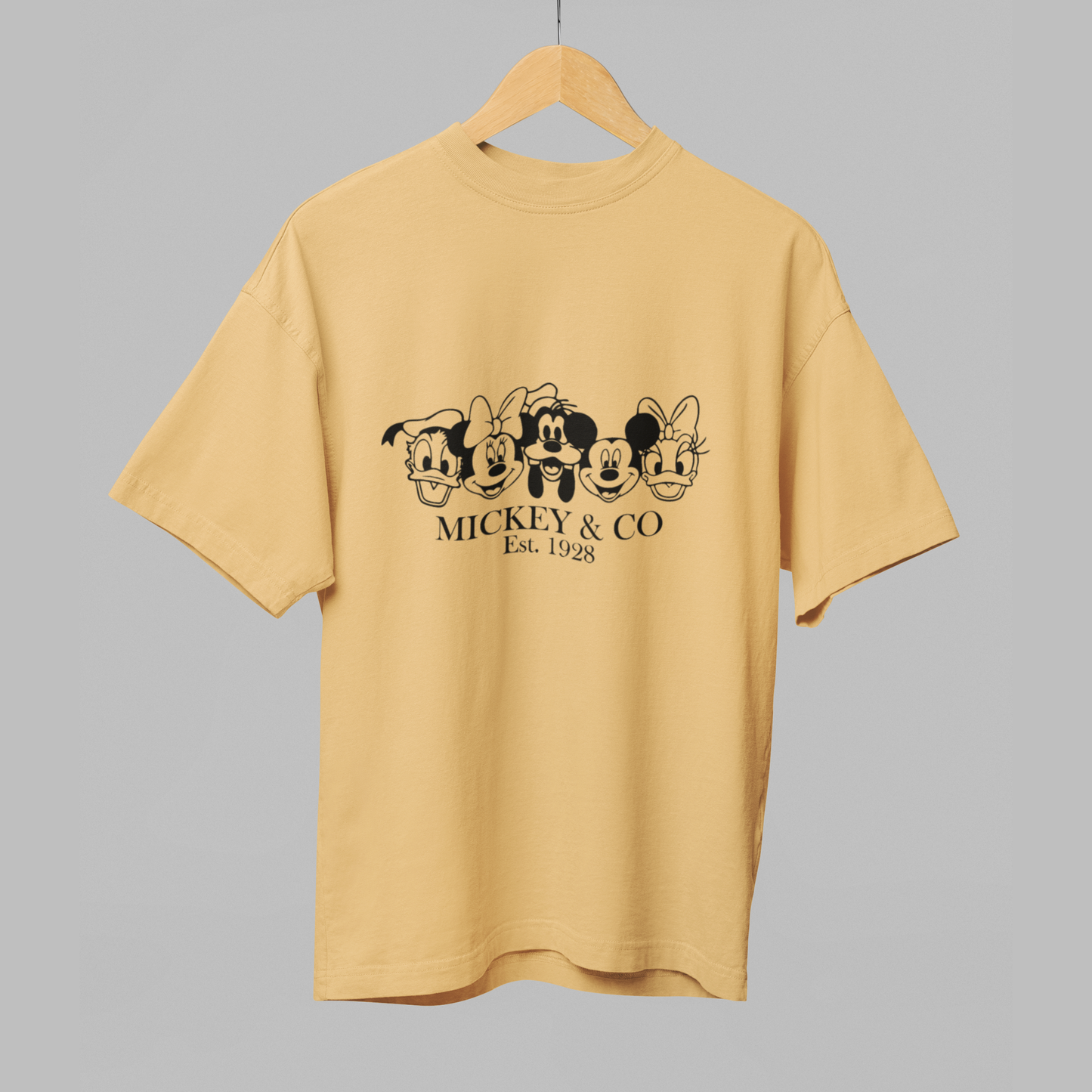 Mickey & Co Oversized T-Shirt – Est. 1928 Dual Print Edition