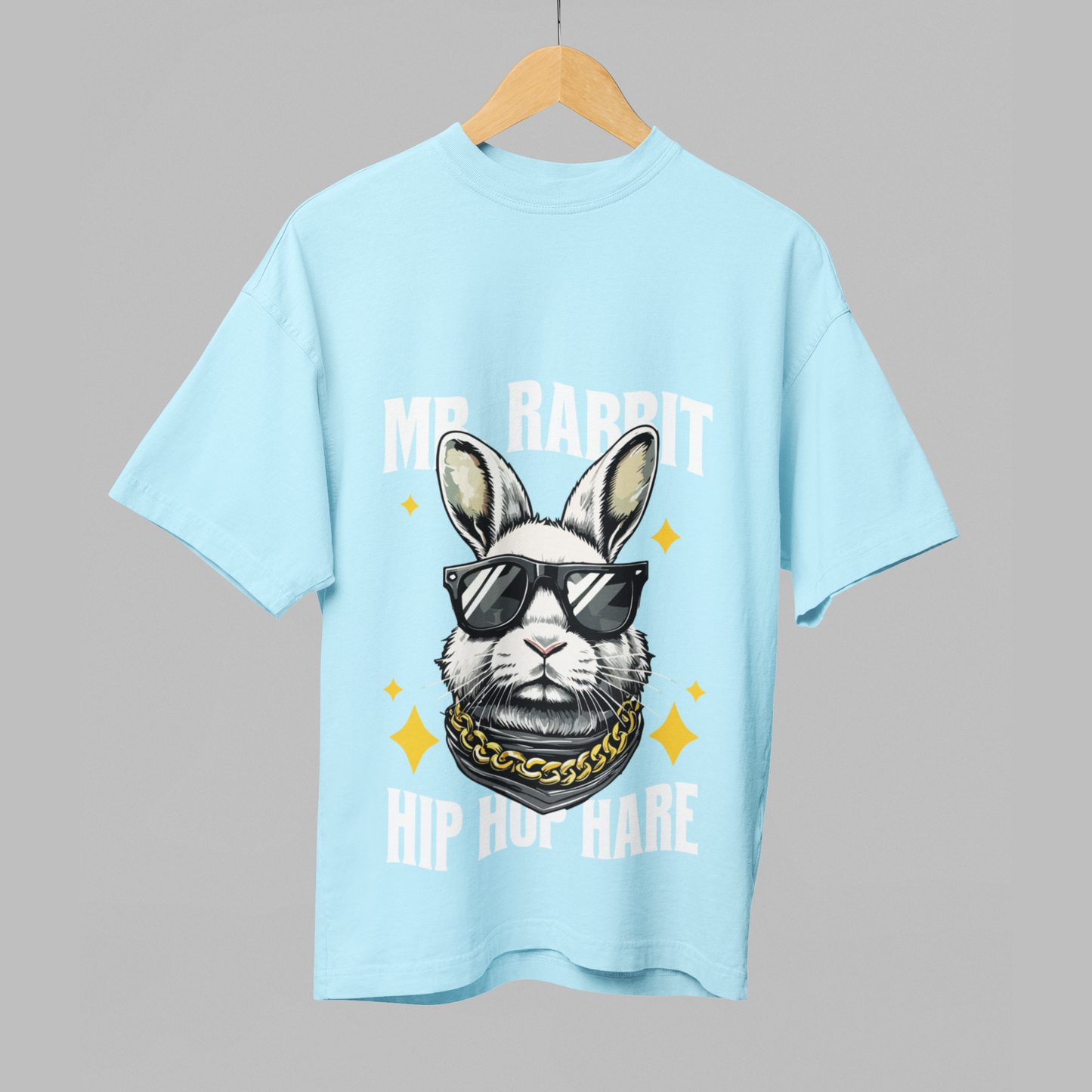 Mr. Rabbit Hip Hop Hare Oversized T-Shirt