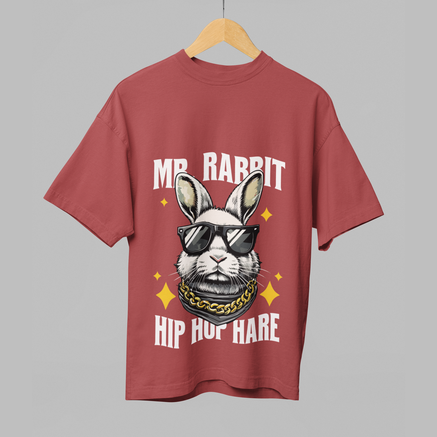 Mr. Rabbit Hip Hop Hare Oversized T-Shirt