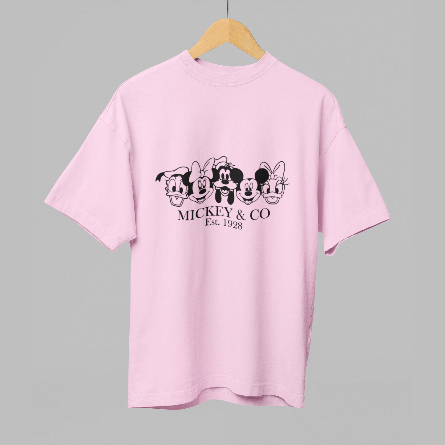 Mickey & Co Oversized T-Shirt – Est. 1928 Dual Print Edition