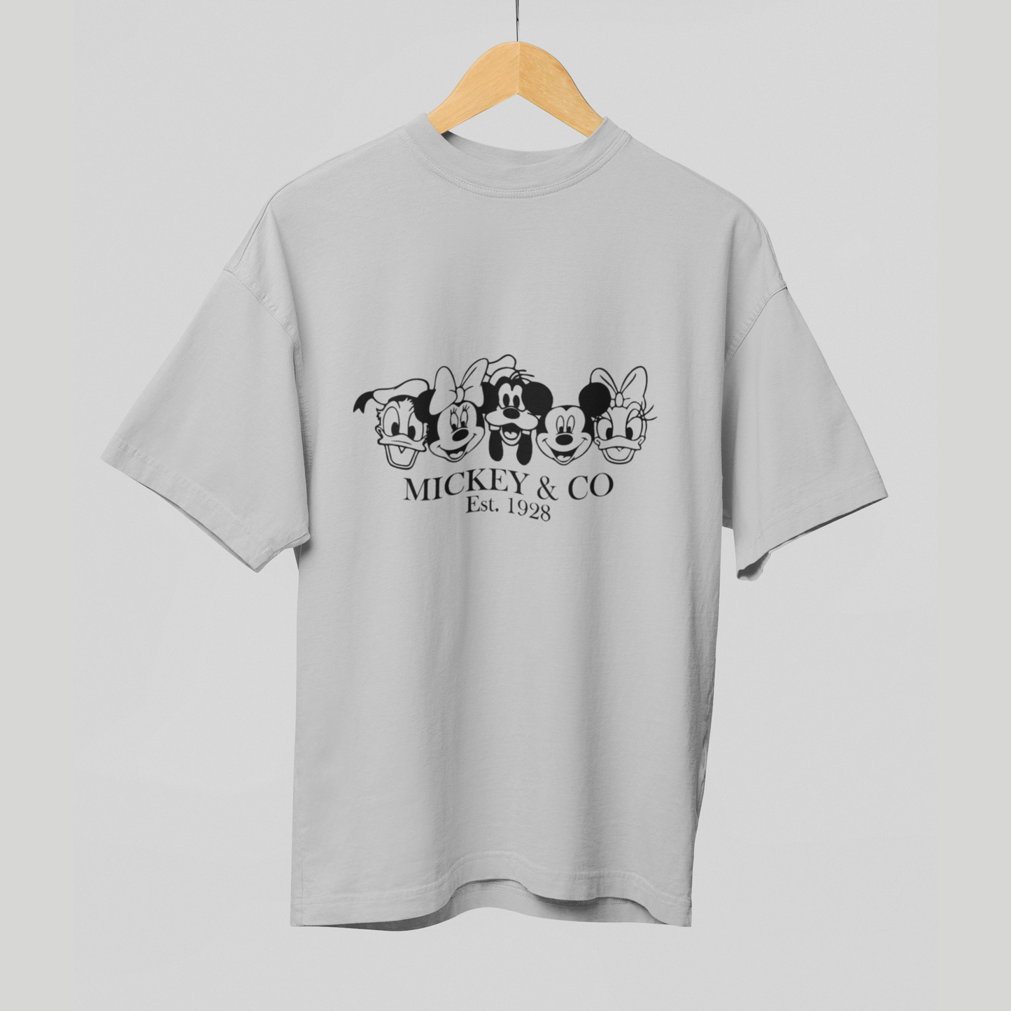 Mickey & Co Oversized T-Shirt – Est. 1928 Dual Print Edition