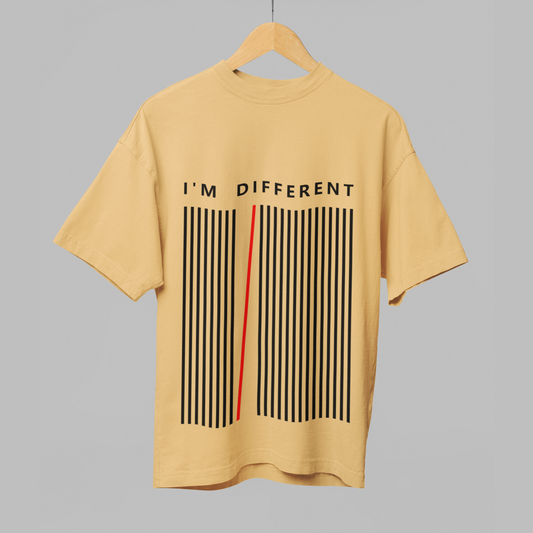 “I’M DIFFERENT” Oversized Tee