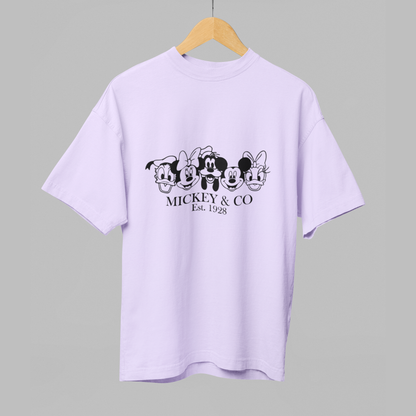Mickey & Co Oversized T-Shirt – Est. 1928 Dual Print Edition