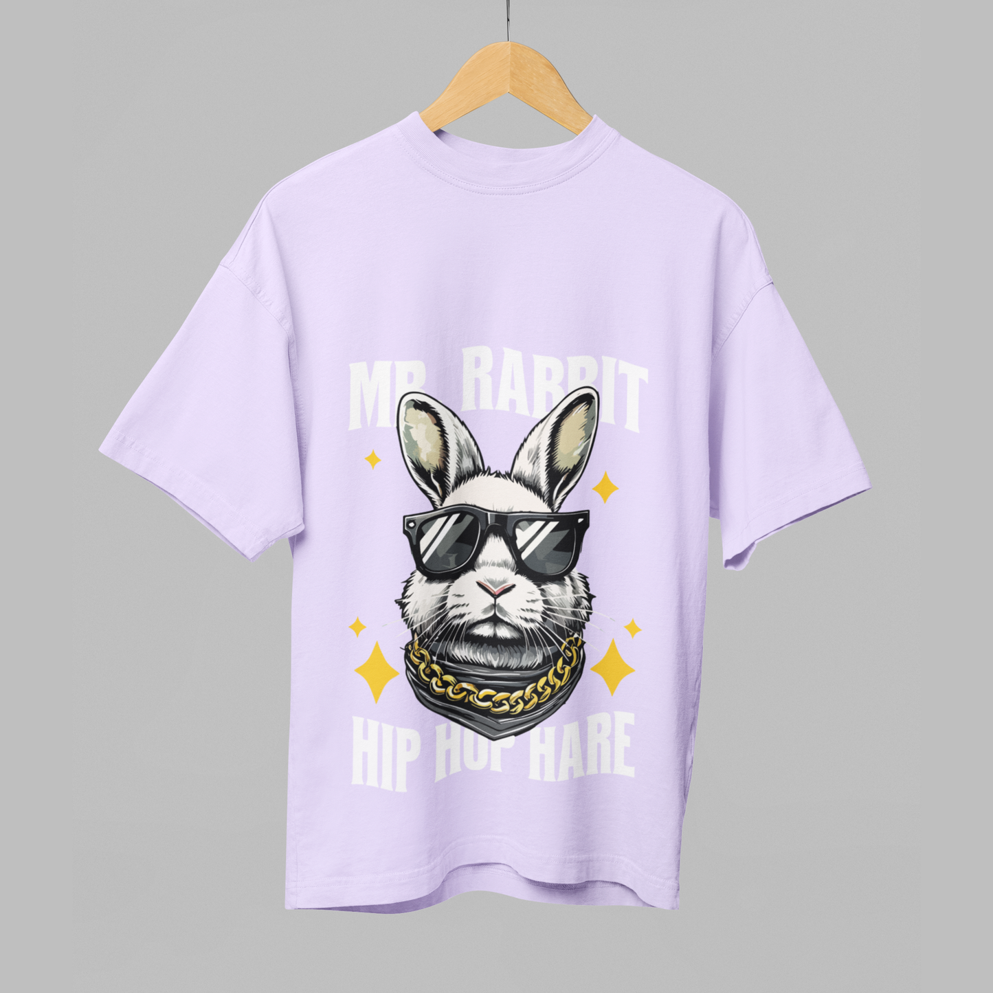 Mr. Rabbit Hip Hop Hare Oversized T-Shirt
