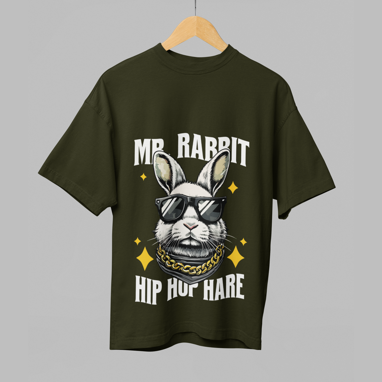 Mr. Rabbit Hip Hop Hare Oversized T-Shirt