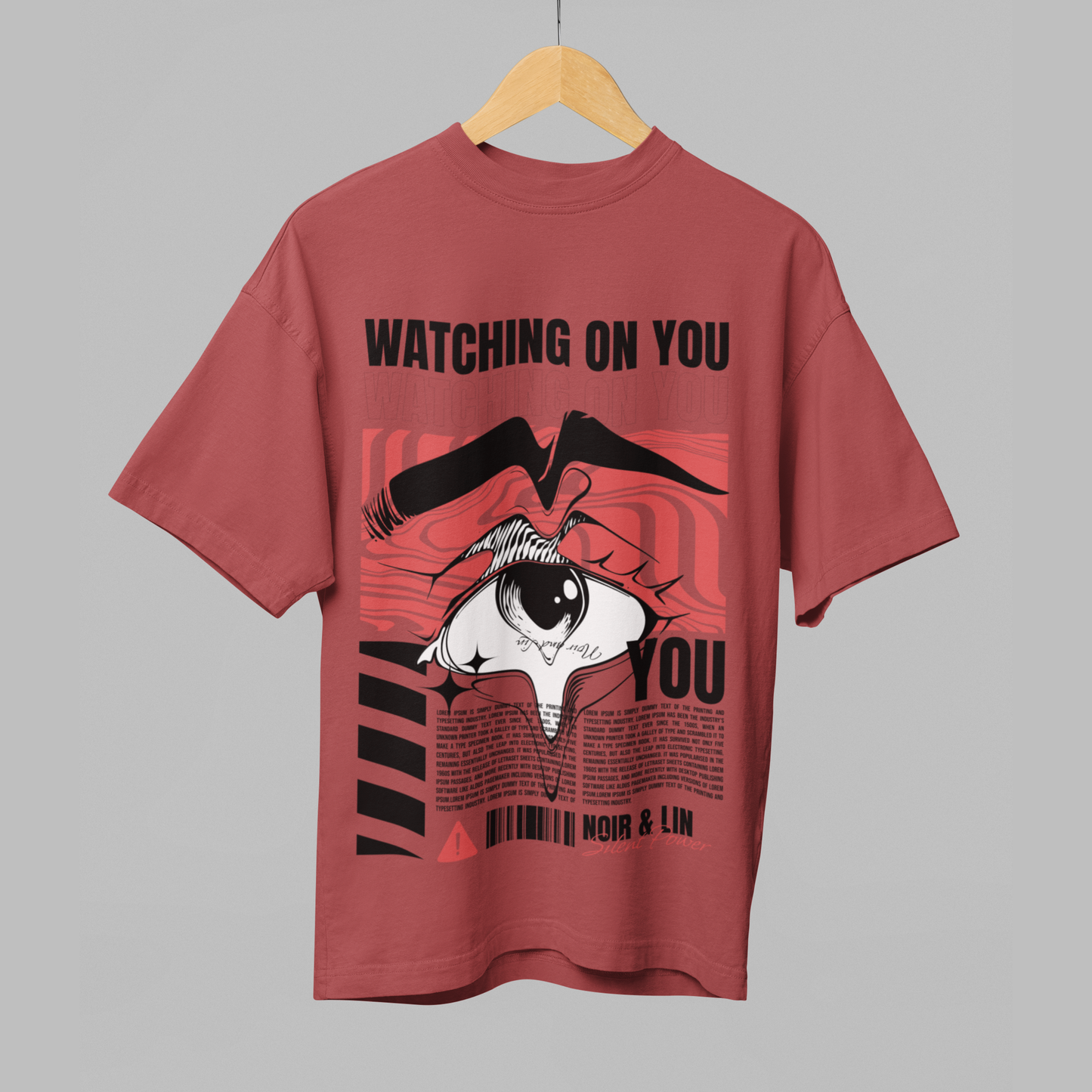 Watching On You Oversized T-Shirt