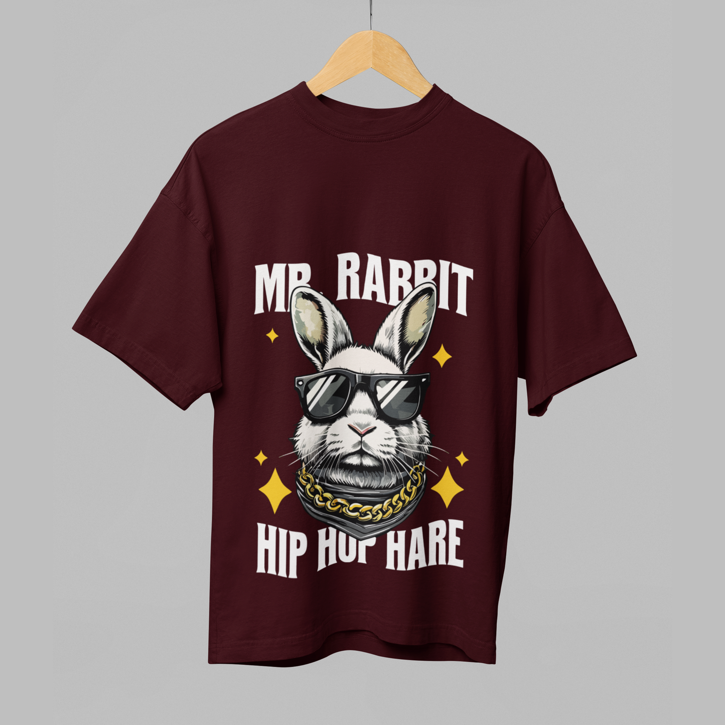 Mr. Rabbit Hip Hop Hare Oversized T-Shirt